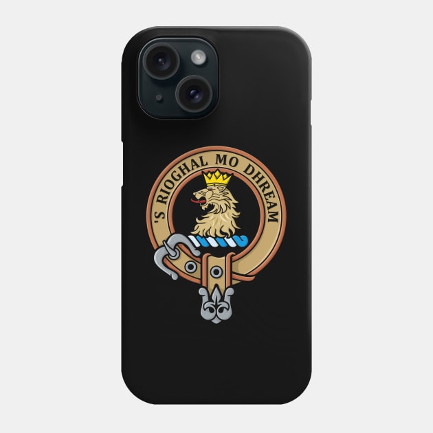 Clan Gregor or MacGregor Crest Phone Case by sifis