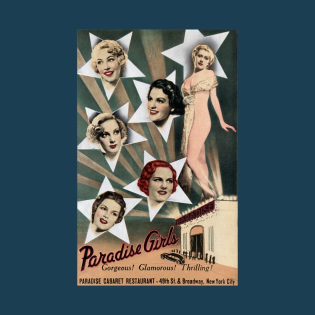 1943 Paradise Girls Cabaret NYC by historicimage
