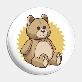 Cute and Funny Teddy Bear Lover Pin