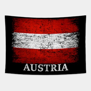 Austria Flag Gift Women Men Children Austria Vintage Tapestry