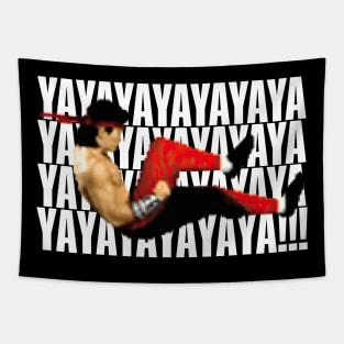 Liu Kang Bicycle Kick Tapestry