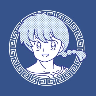 Ranma Saotome White Circle T-Shirt