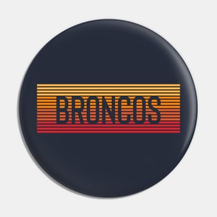 Broncos Sunset Pin