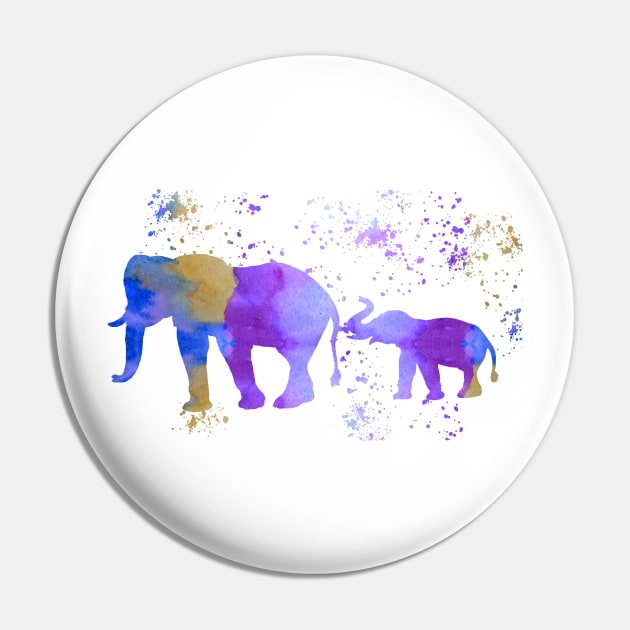 Elephants Pin by BittenByErmines