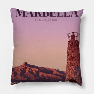 Visit Marbella Pillow