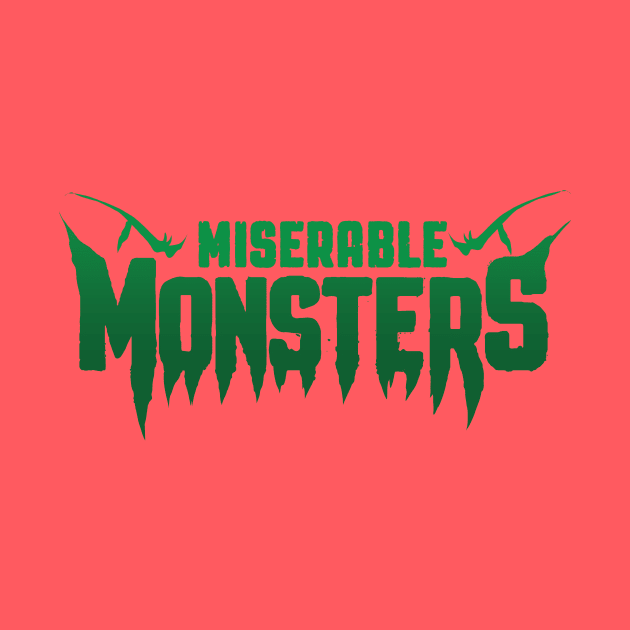 MISREABLE MONSTERS- comic logo by WTF Store