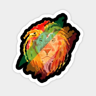 rasta lion Magnet