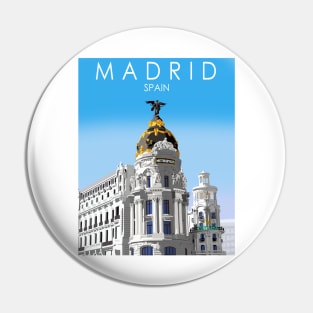 Madrid, Spain Pin