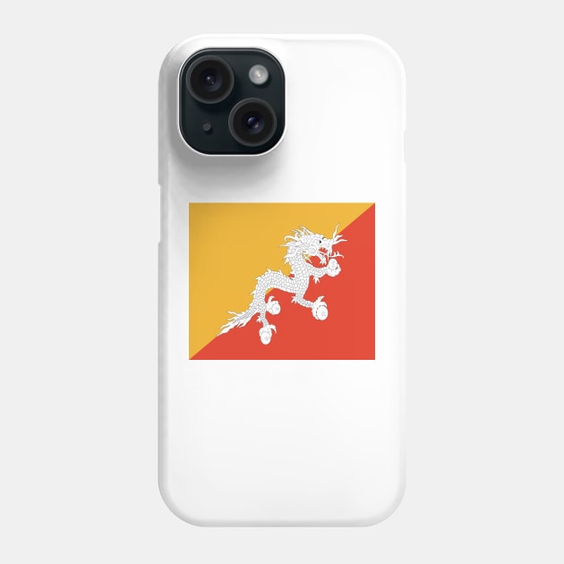 Bhutan flag Phone Case by flag for all