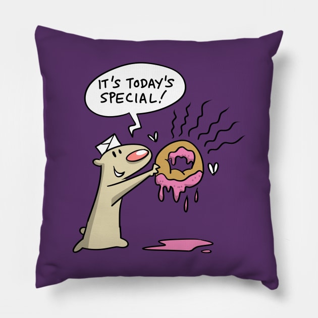 Today's Special Pillow by brightredrocket