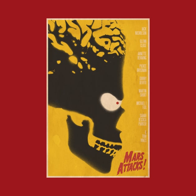 Mars Attacks Poster Tee by trevorduntposterdesign