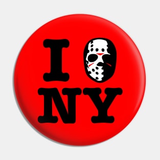 I hockey mask new york! Pin