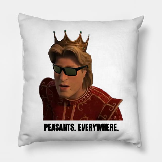 PRINCE CHARMING from SHREK Pillow by ematzzz