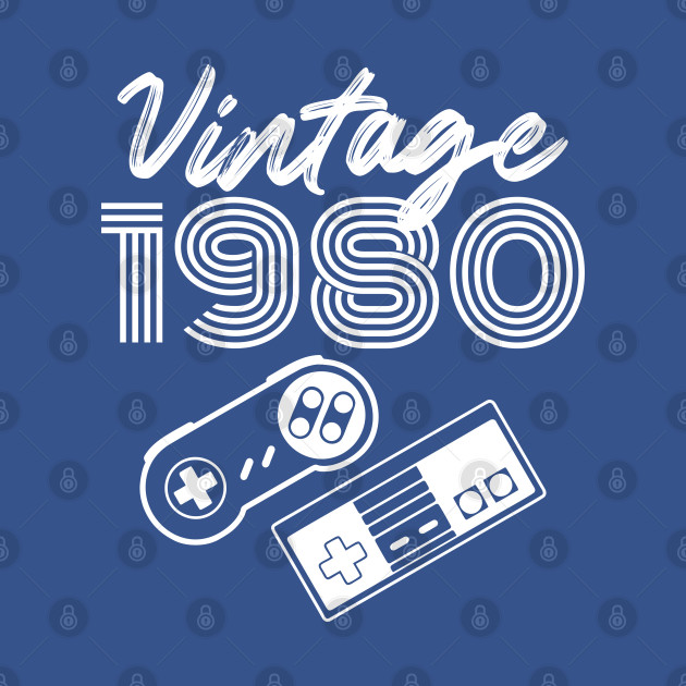 Discover Vintage 1980 Old Gamers - Vintage Gamers - T-Shirt