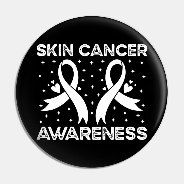 Skin Cancer Awareness Pin by Geek-Down-Apparel