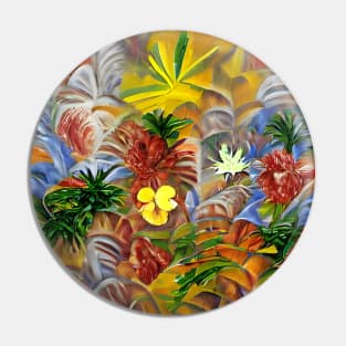 Tropical Abstract Pin