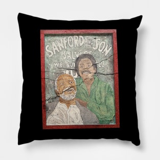 WE BUY AND SELL JUNK FRAME Pillow