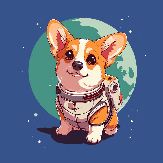 space corgi by Ninja banana