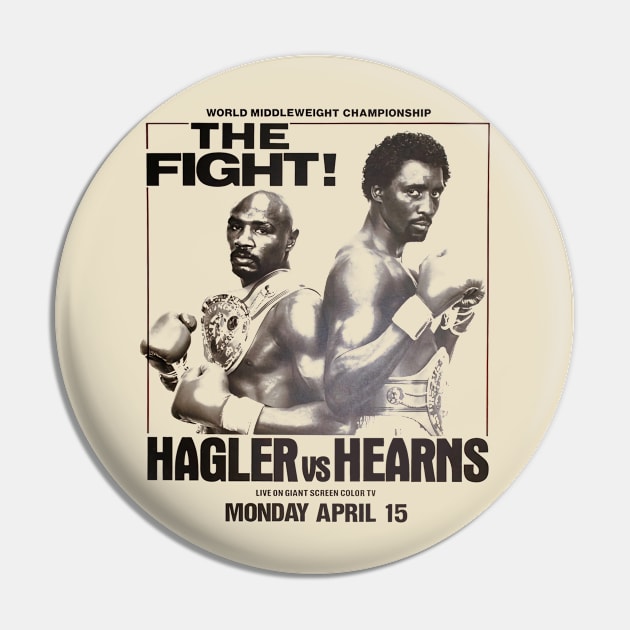 Hagler vs Hearns Pin by meltingminds