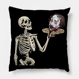 Old Skull Horror Pillow