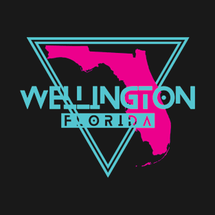 Wellington Florida Retro Triangle FL T-Shirt