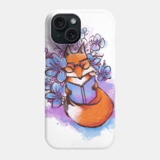 Fox, Books and Spring! Phone Case