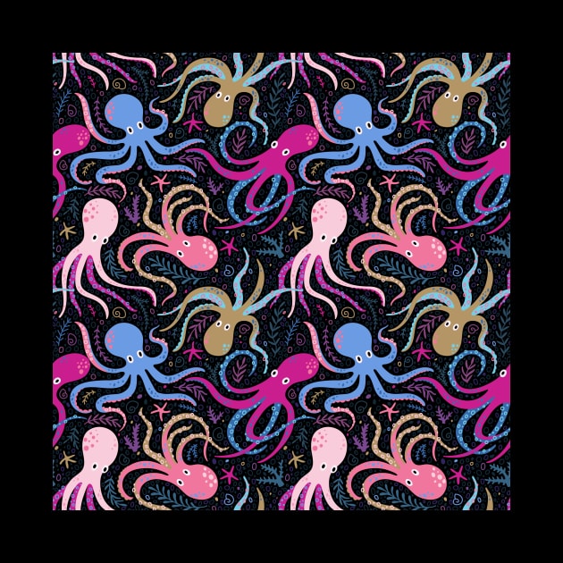 Octopus Pattern by yuliia_bahniuk