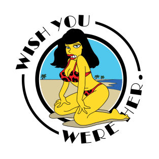 PT - Wish You Were Her - White T-Shirt