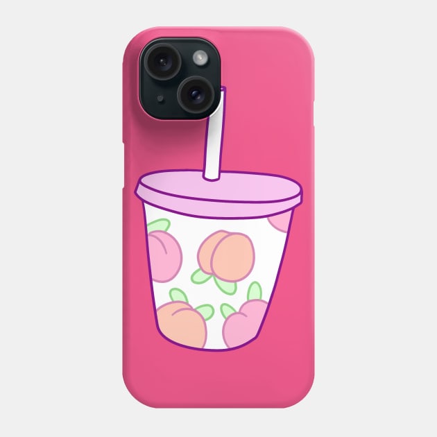 Peach Shake Phone Case by saradaboru