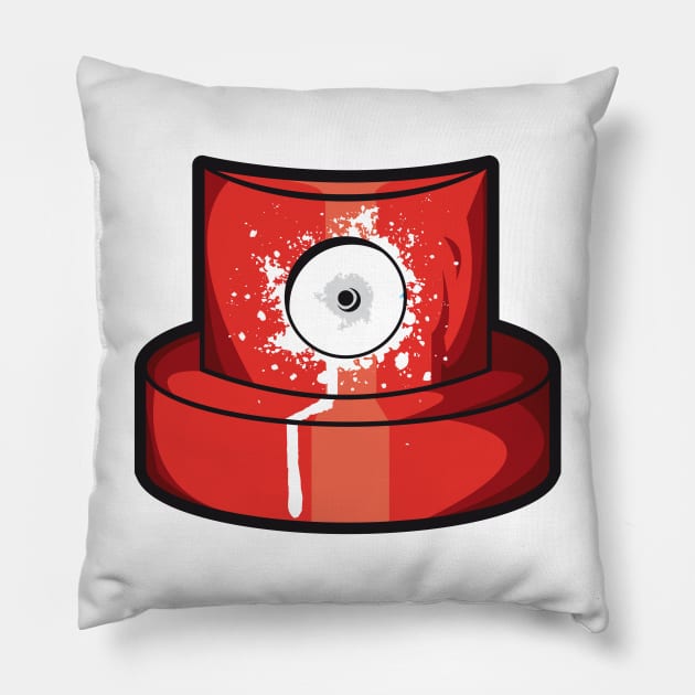 Red cap Pillow by manuvila