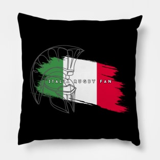 Minimalist Rugby Part 3 #008 - Italy Rugby Fan Pillow