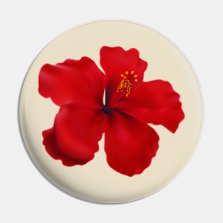 rosy flower Pin