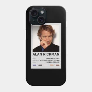 Alan Rickman (R:I:P) Phone Case