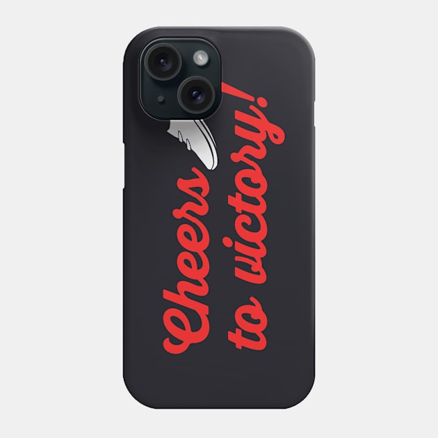 Cheers to Victory Marathon Runner Gift Phone Case by Foxxy Merch