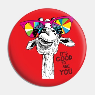 Cool Giraffe - It's good to see you Pin