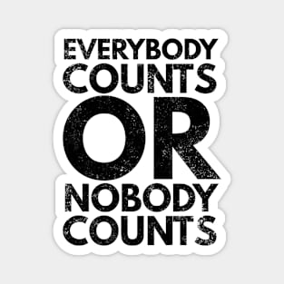 Everybody Counts Magnet