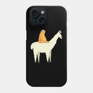 Cute Llama and Sloth Friends Adorable Animals Phone Case