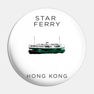 The Star Ferry Connecting the Island, a Must When You Come to Hong Kong Pin