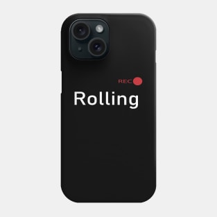 Rolling (white) Phone Case