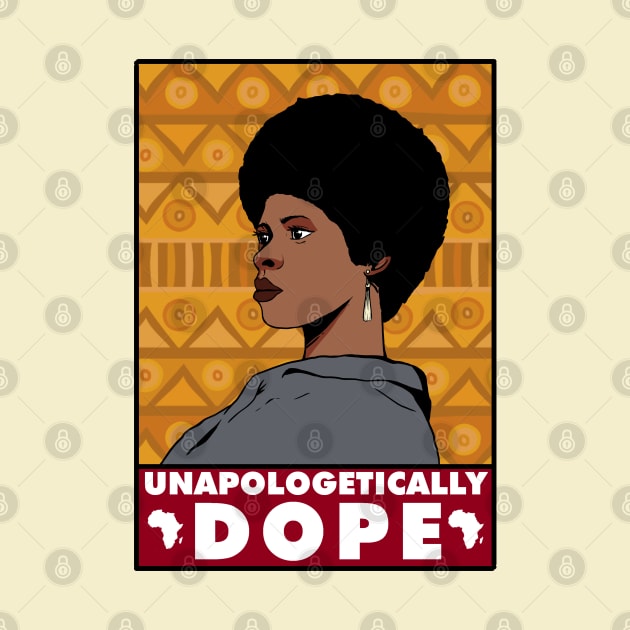 unapologetically dope Afro retro hair vintage african by A Comic Wizard