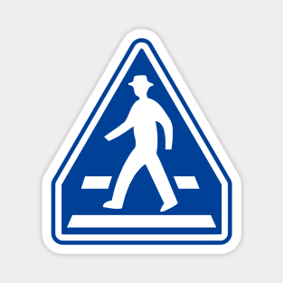 Japanese Pedestrian Crossing Sign Magnet