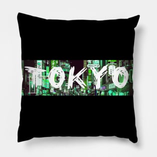 Tokyo City Night View Pillow