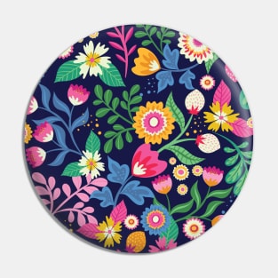 Floral Soft Pattern Pin