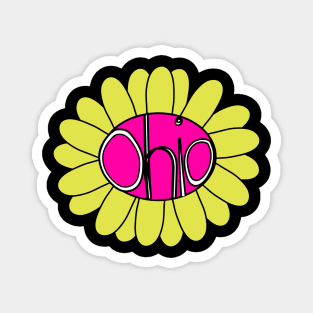 Ohio Flower Power Magnet