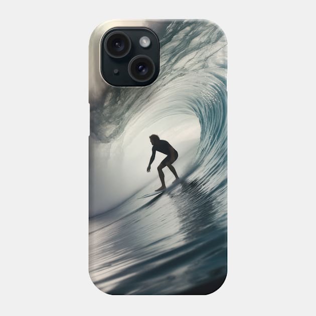 Surfing the perfect wave Phone Case by star trek fanart and more