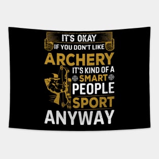 Funny Archery Sarcasm Tapestry