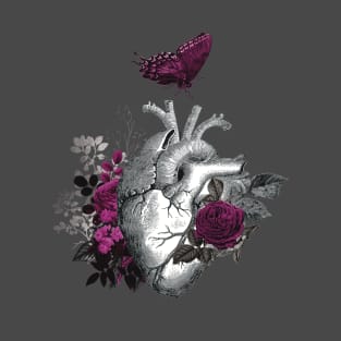 Floral heart T-Shirt