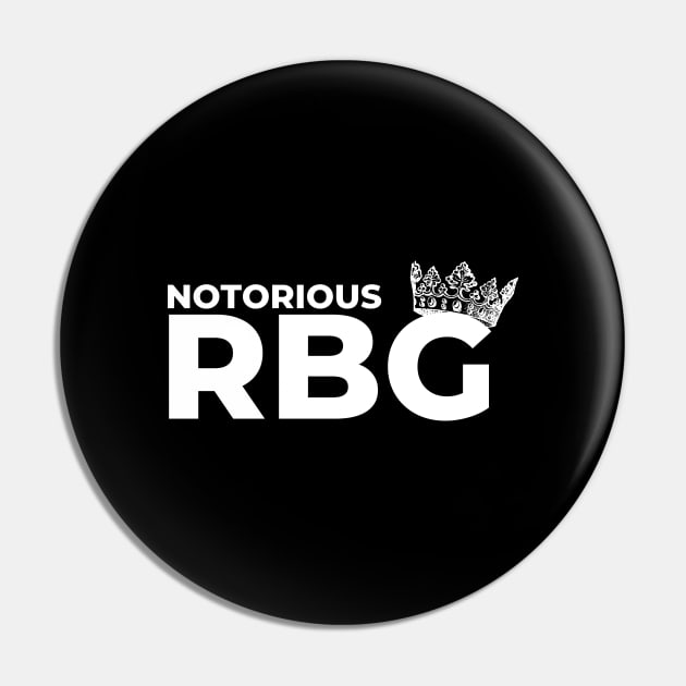 Notorious RBG Retro Pin by Zen Cosmos Official