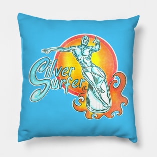 Silver Surfer 70s Iron On Pillow