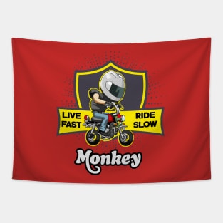 Honda Monkey LIVE FAST RIDE SLOW new Tapestry